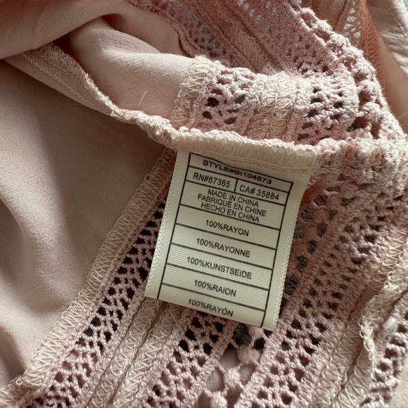 BB Dakota light pink top size XS - Picture 5 of 5